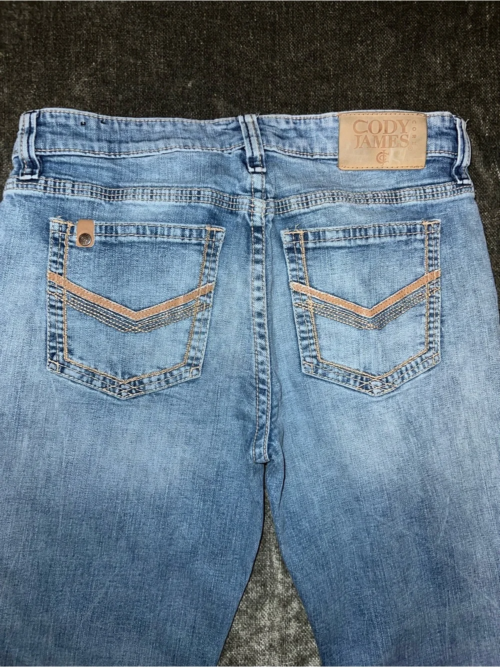 Cody James Jeans 32X32 Men's Light Blue Straight Leg